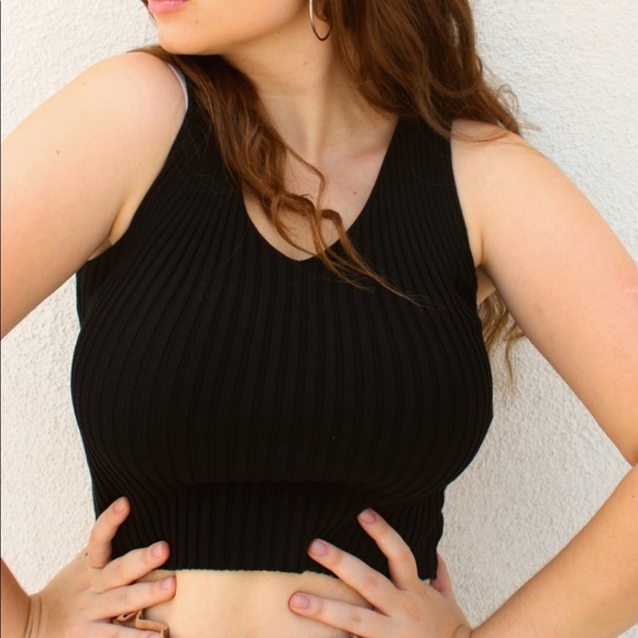 Sweater Top , ribbon tank top - Picture 3 of 3